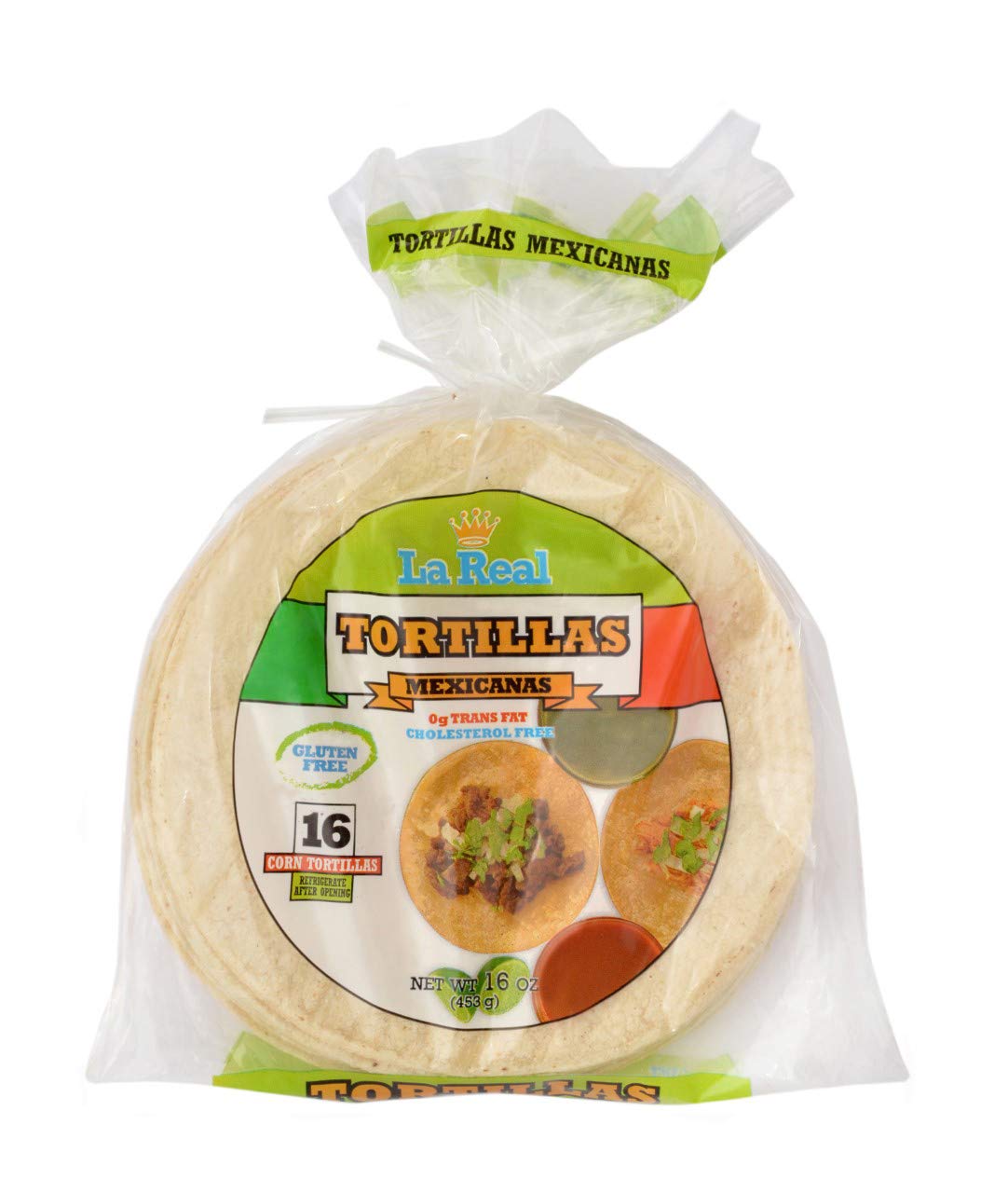 La Real Corn Tortillas Mexicanas | gluten-free | no trans fat| cholesterol free | 16 count
