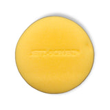 Jetz Scrubz Fashionable Scratch-Free Round Kitchen Scrubber Sponge (1-Pack, Yellow)