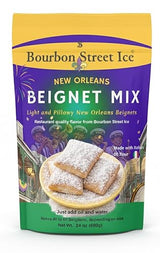 Premium Authentic New Orleans Beignet Mix, Italian 00 Flour, Just Add Water & Oil, Vegan, No Artificial Ingredients, Café Style French Doughnuts - 16oz
