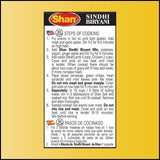 Shan Sindhi Biryani Recipe & Seasoning Mix (60g) - Spice Packets for Hot & Spicy Meat Pilaf - Indian Rice Seasoning with Turmeric, Garlic & Chili