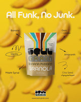 Soul Grain Banana Pudding Granola - 10oz Naturally Sweetened Hand-Crafted Gluten Free with Nostalgic Banana & Vanilla Flavor - Made with Amaranth