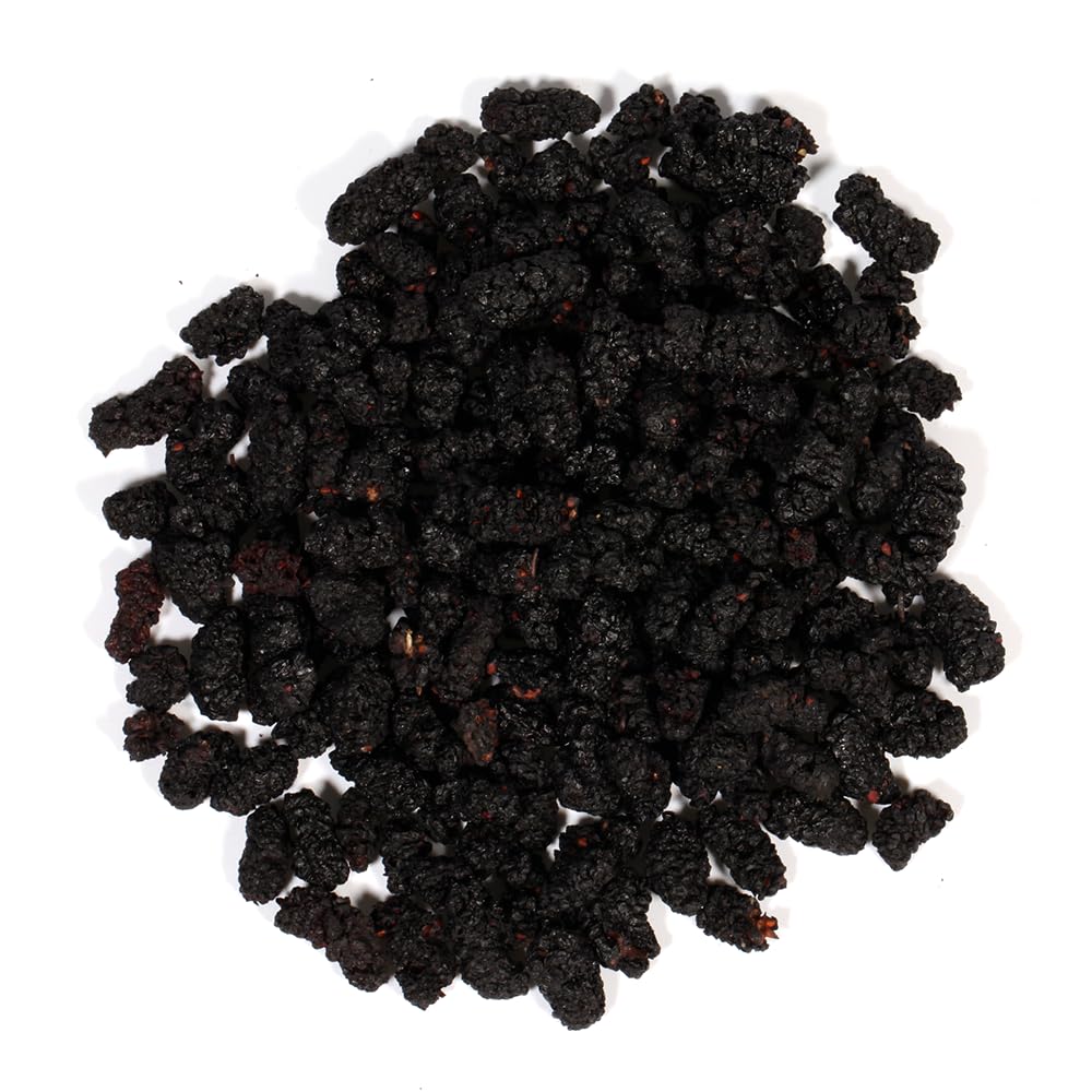 Hapsmiley Dried Mulberries (???/sang shen) 100% Natural Dried Traditional Ingredient, Perfect for Culinary Uses and Beverages, Dried Bulk Herb 3.5 oz