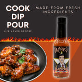 Max Flame-ous Original Hot Sauce - Sweet & Fruity Garlic Habanero Blend with Carrot & Onion | Thick Sauce | Medium Heat | All Purpose Flavor Booster |