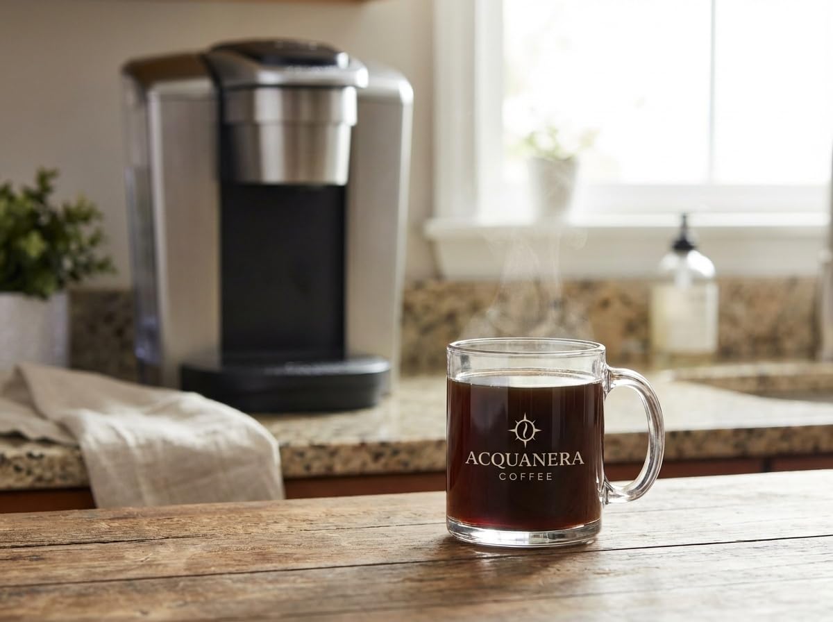 Acquanera Coffee - The Doldrum Blues, Decaf Blend Coffee - 100% Arabica - Single Serve Coffee Pods Compatible With K-cup Brewers - 24 count