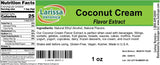 Coconut Cream Flavor Extract (1 oz, ZIN: 529073)