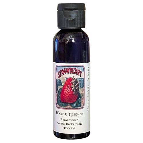 Strawberry -Jam Style by Flavor Essence (Unsweetened Natural Background Flavoring) 2 Oz.