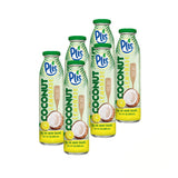 Plis® Coconut Water Lemonade w/Natural Juice and Coconut, 10.1 FL oz (Coconut Lemonade Pulp Free) (Pack of 6)