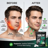 GigaJaw Jawline Gum - 15X Hardness for Effective Facial Exercise- Mewing Jaw Gum | Mint Flavor | Sugar-Free, Calorie-Free | Pack of 30 Pieces