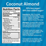 Sweet Nothings Coconut Almond Bars | 5g Sugar | Certified Gluten Free, Fairtrade, Non-GMO | No Sugar Alcohols | No Soy | 4.5 oz (Pack of 6)