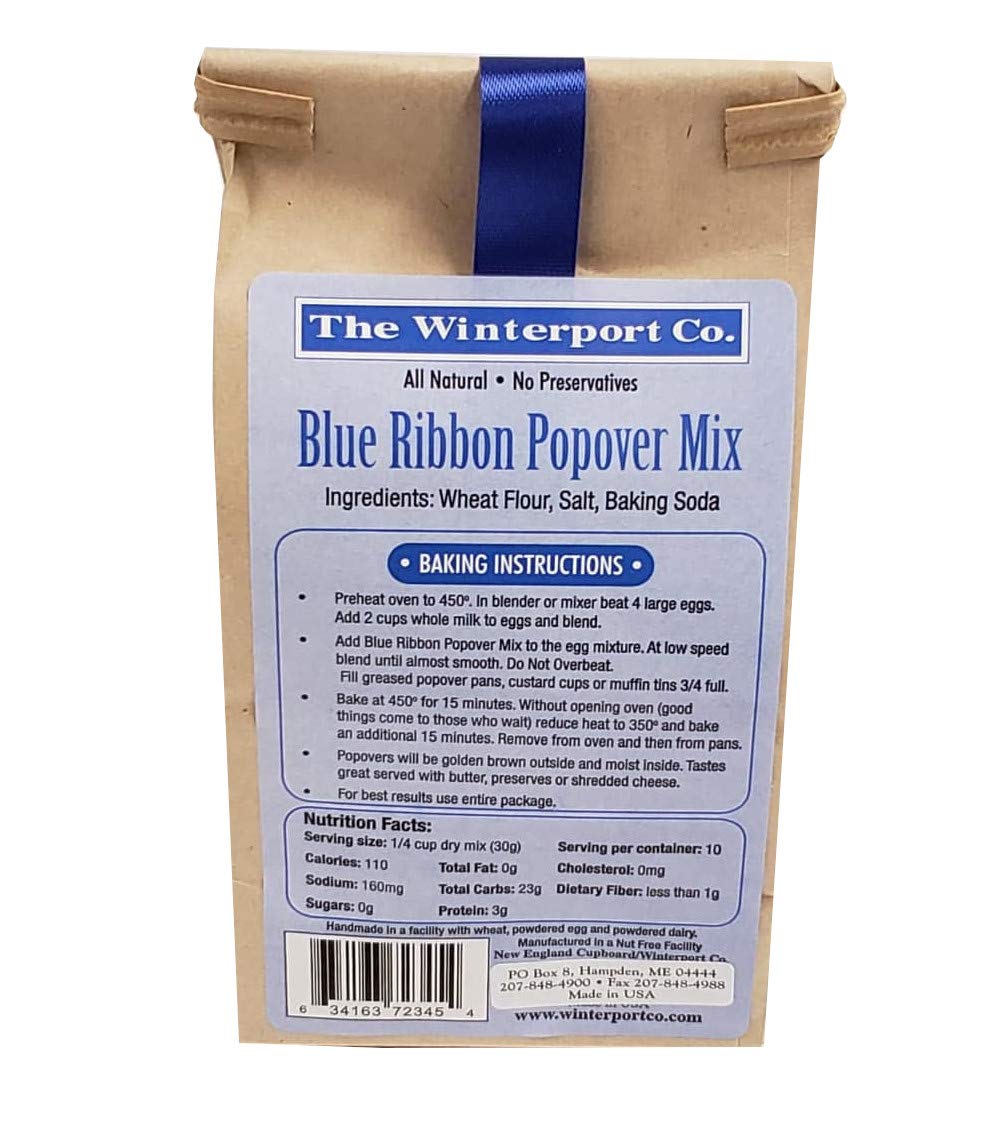 Winterport Co. Traditional Popover Mix, 11 Ounce, Made in Maine, All Natural
