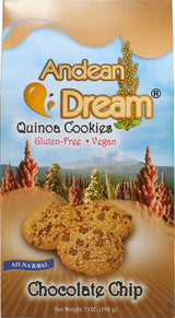 Andean Dream Gluten-Free Chocolate Chip Quinoa Cookies 7 oz. (Pack of 6)