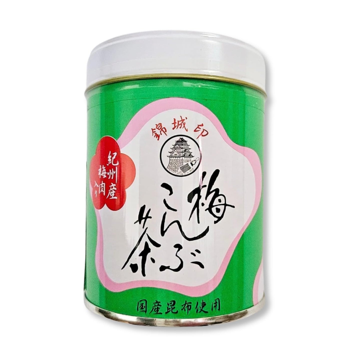 UMAYA - Kinjyo Jirushi Ume Kombu-Cha - Sweet & Sour Japanese Powdered Seaweed Tea Flavored With Plum - Kelp & Plum Green Tea Drink Mix - Versatile