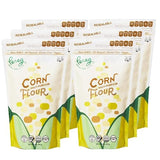 Yellow Corn Flour (14 Oz x 6 Pack) - Vegan, Non-GMO, Made In USA, Gluten-Free - Cornflour for Mexican Dishes, Bread, Muffins, Cakes, Tortillas