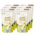 Yellow Corn Flour (14 Oz x 6 Pack) - Vegan, Non-GMO, Made In USA, Gluten-Free - Cornflour for Mexican Dishes, Bread, Muffins, Cakes, Tortillas