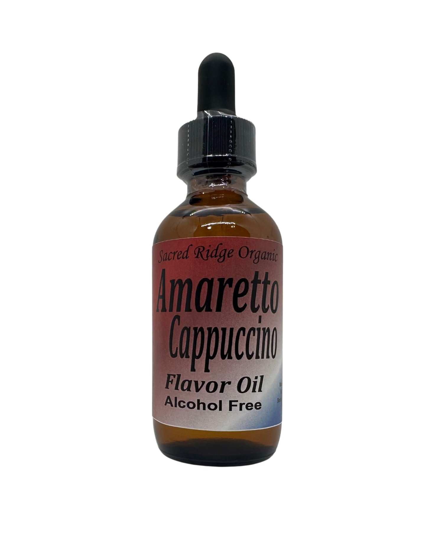 Amaretto Cappuccino Flavor Extract Organic 2 oz - Water Soluble, Sugar Free Flavor Drops for Tea, Coffee, Drinks, Baking, Ice Cream, Natural Food