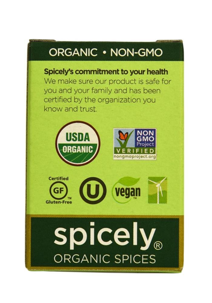 SPICELY Organic Whole Marjoram, 0.1 OZ