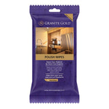 Granite Gold Polish Wipes Streak-Free Shine for Granite, Quartz, Marble, Travertine, Natural Stone Countertops, 18 Count, 1-Pack