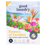 Good Laundry Detergent Sheets - Flowers of Paradise Scented (60 Loads) - Eco-Friendly Laundry Detergent Sheets, Hypoallergenic, No Plastic Jugs or