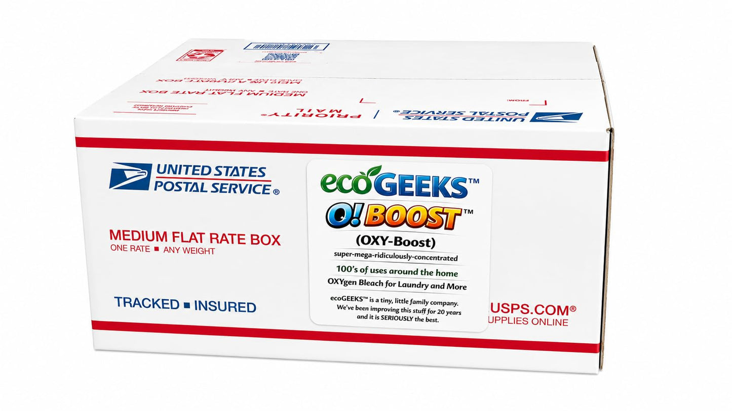 ecoGeeks OXY-BOOST Oxygen Bleach 20LB Bulk Packaged by ecoGeeks
