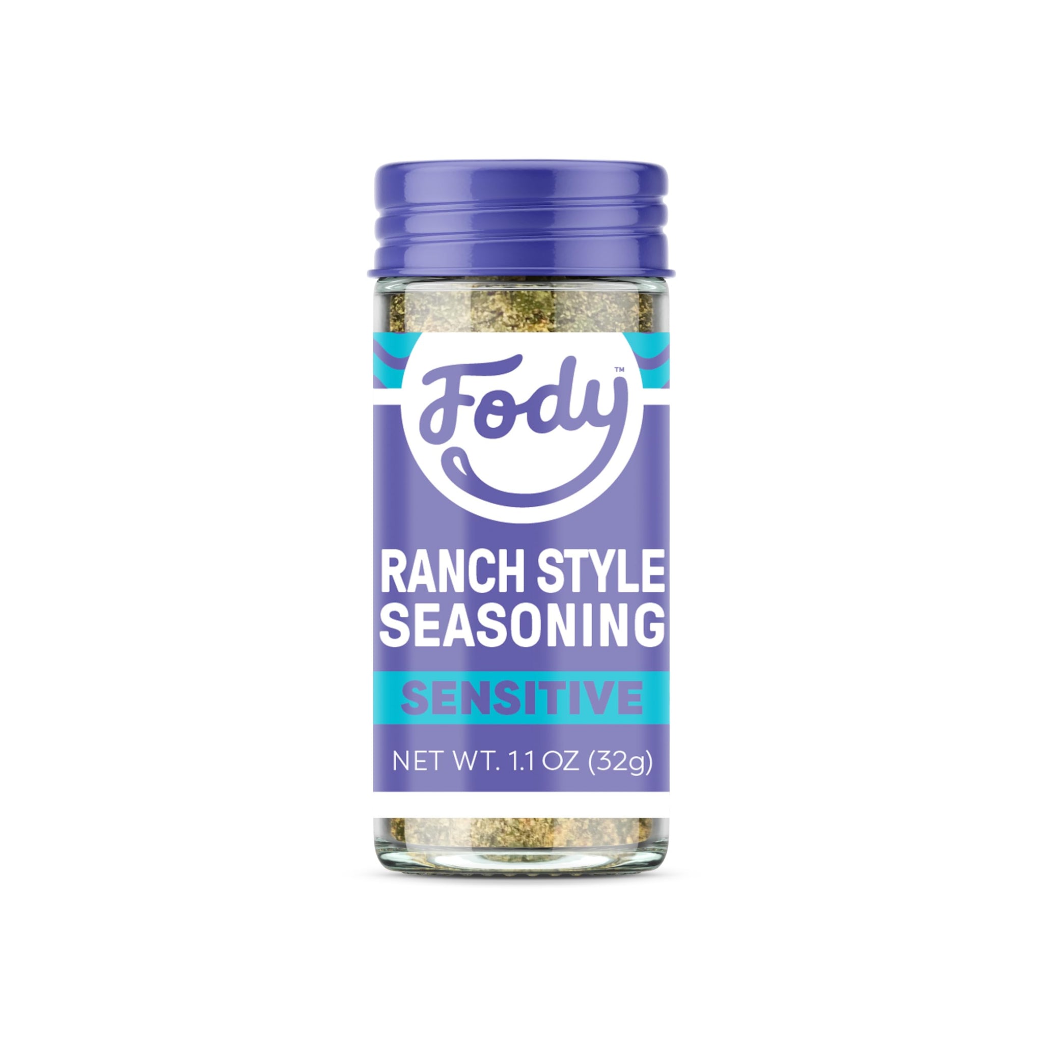 Fody Foods Ranch Seasoning, 1.1 Oz, Garlic and Onion Free, Low FODMAP Certified, Gut & IBS Friendly, Vegan, Non-GMO, Gluten Free, Keto Friendly