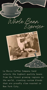 La Rocca Coffee Company - Premium Ground and Whole Bean Coffee in Multiple Blends and Sizes - Hand-Roasted in NYC - Authentic Espresso (2.2 Pound