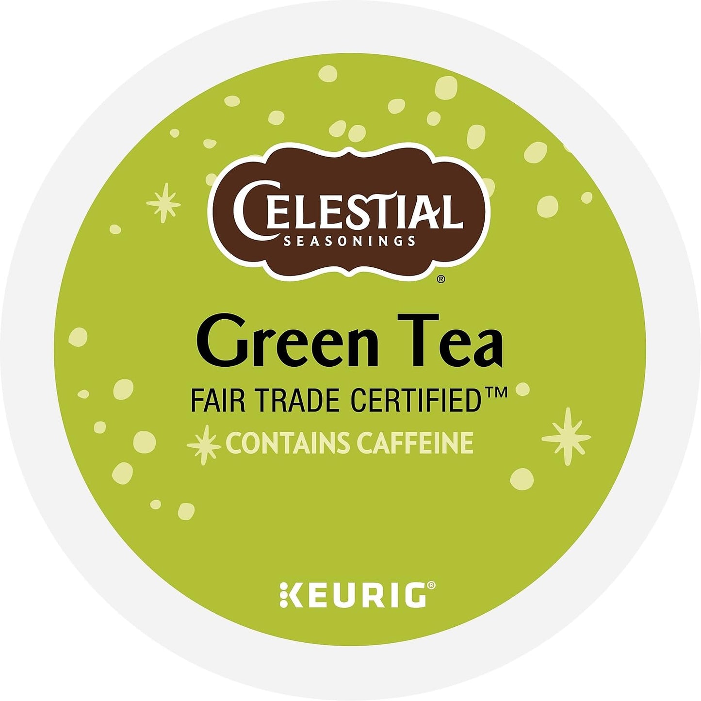 Celestial Seasonings Authentic Green Tea, K-Cup Portion Pack for Keurig K-Cup Brewers, 24-Count