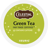 Celestial Seasonings Authentic Green Tea, K-Cup Portion Pack for Keurig K-Cup Brewers, 24-Count