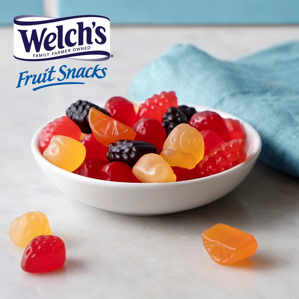 Welch's Fruit Snacks, Mixed Fruit, Great for School Lunches, Bulk Pack, Individual Single Serve Bags, 1.55 oz (Pack of 144)