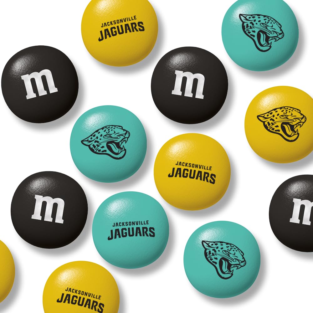 M&M'S NFL Jacksonville Jaguars Milk Chocolate, 2 lb Bulk Bag