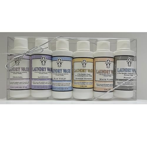 Le Blanc® Laundry Wash Gift Set - Six 2 FL. OZ. Sample bottles of all Laundry Wash Fragrances, One Pack