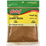Sadaf Cumin Ground - Cumin Powder for Cooking & Seasoning - Spices & Seasonings - Kosher - 4 Oz Resealable Bag