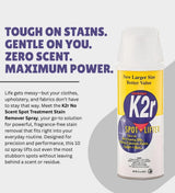 K2r No Scent Spot Treatment Stain Remover 10 oz Spray