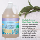 Ginger Lily Farms Botanicals Plant-Based Liquid Laundry Detergent, Lavender, Concentrated Formula, HE Compatible, 85 Loads, 1 Gallon (128 fl. oz.)