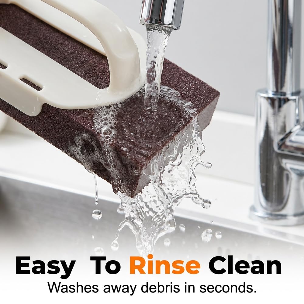 Magic Emery Cleaning Sponge Rust Remover, 2026 New Cleaning Sponge for Stubborn Stains, Emery Sponges Brush Eraser Scrub Pad (Set A)