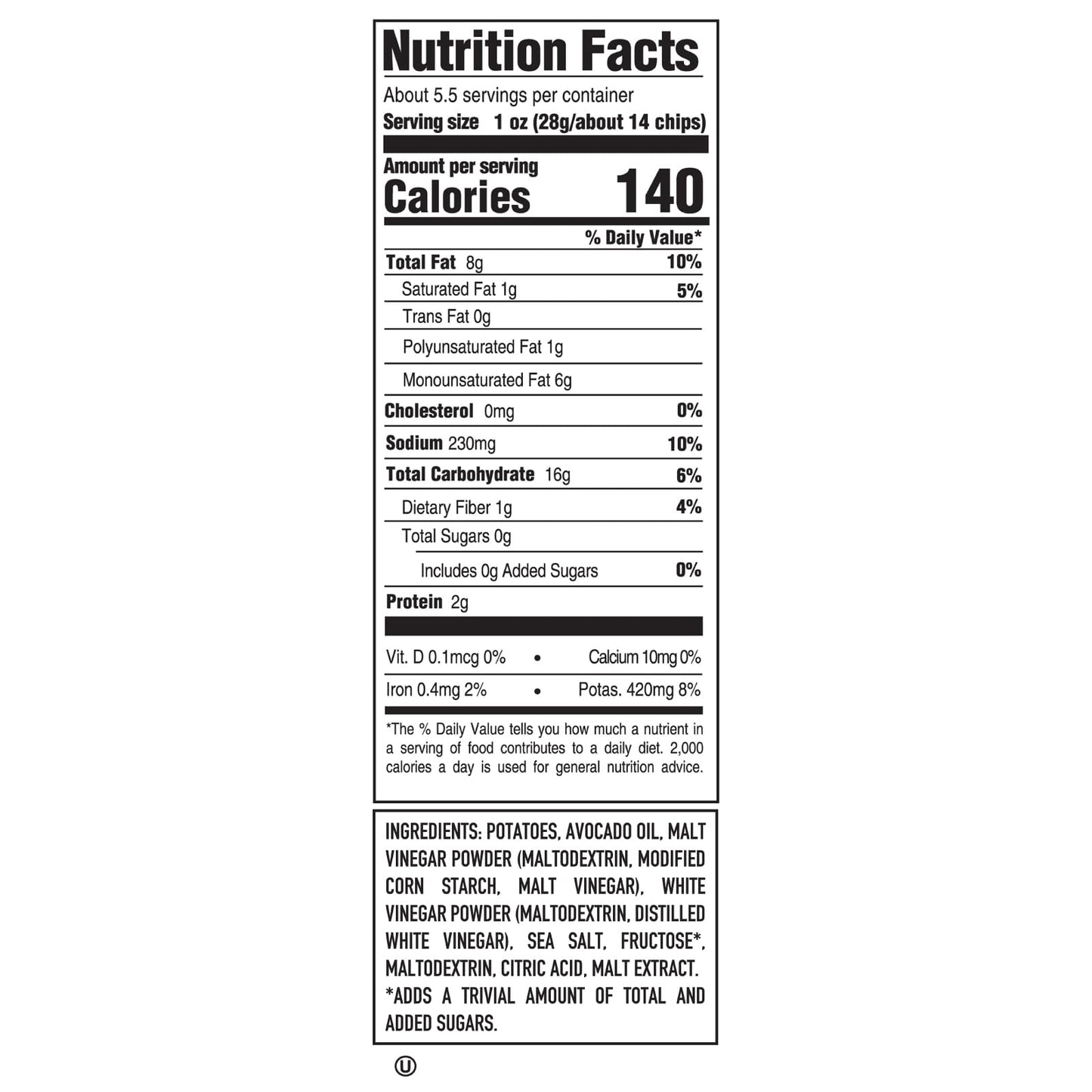 Boulder Canyon Kettle Cooked Potato Chips Wavy Cut 5.25 oz. Bag Count -Crunchy Chips Cooked in 100 Great for Lunches or Snacking on the Go, Malt