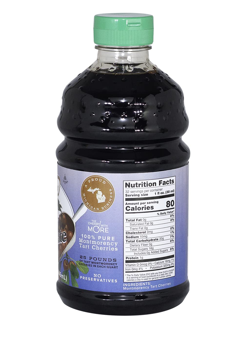 Nature Blessed 100% Pure Tart Cherry Concentrate, 4 Quarts