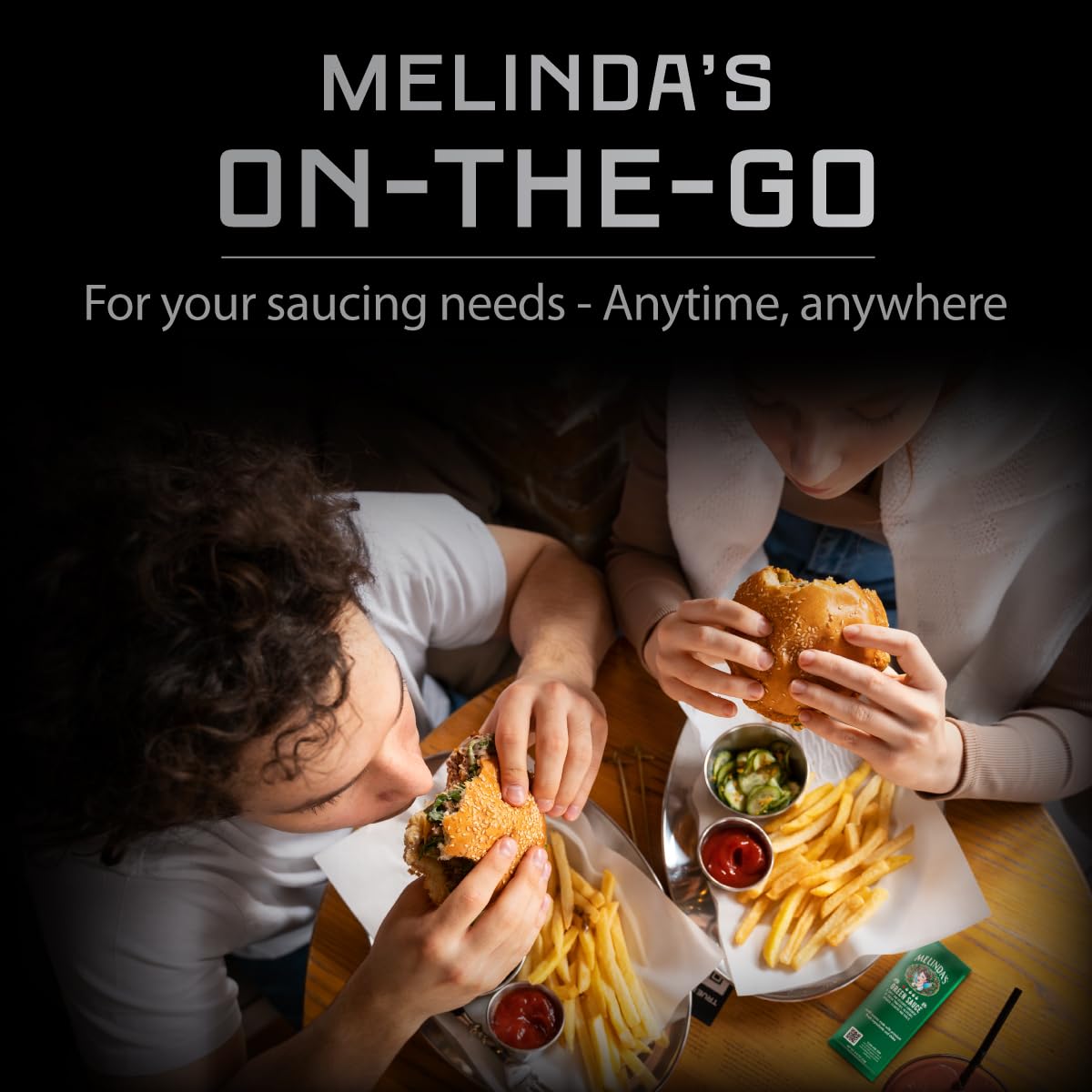 Melinda’s Green Sauce Packets - 200 Count (.42 Oz Each) - Hot Sauce Packets Single Serve for Travel, Party, Business - Convenient Individual Condiment