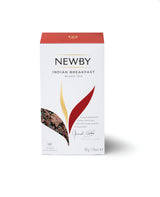 Indian Breakfast Samplers - 25 Individually Wrapped Black Tea Bags - Robust & Aromatic Flavor by Newby Teas