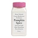 Roses Natural Carpet Deodorizer Powder - Pumpkin Spice Scent, Long-Lasting Odor Eliminator, Plant-Based & Pet Safe, Easy to Vacuum, Fall Home