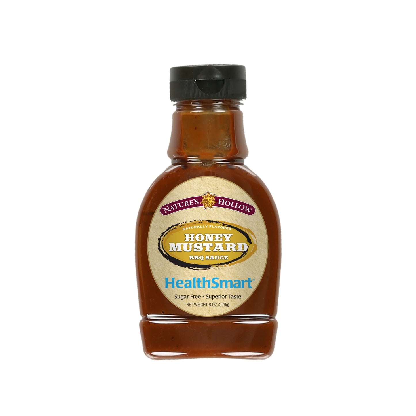 Nature's Hollow HEALTHSMART Honey Mustard BBQ Sauce - Low Calorie, Low Carb, Gluten Free, Keto, and Sugar Free BBQ Sauce, Barbecue Sauce Enhances
