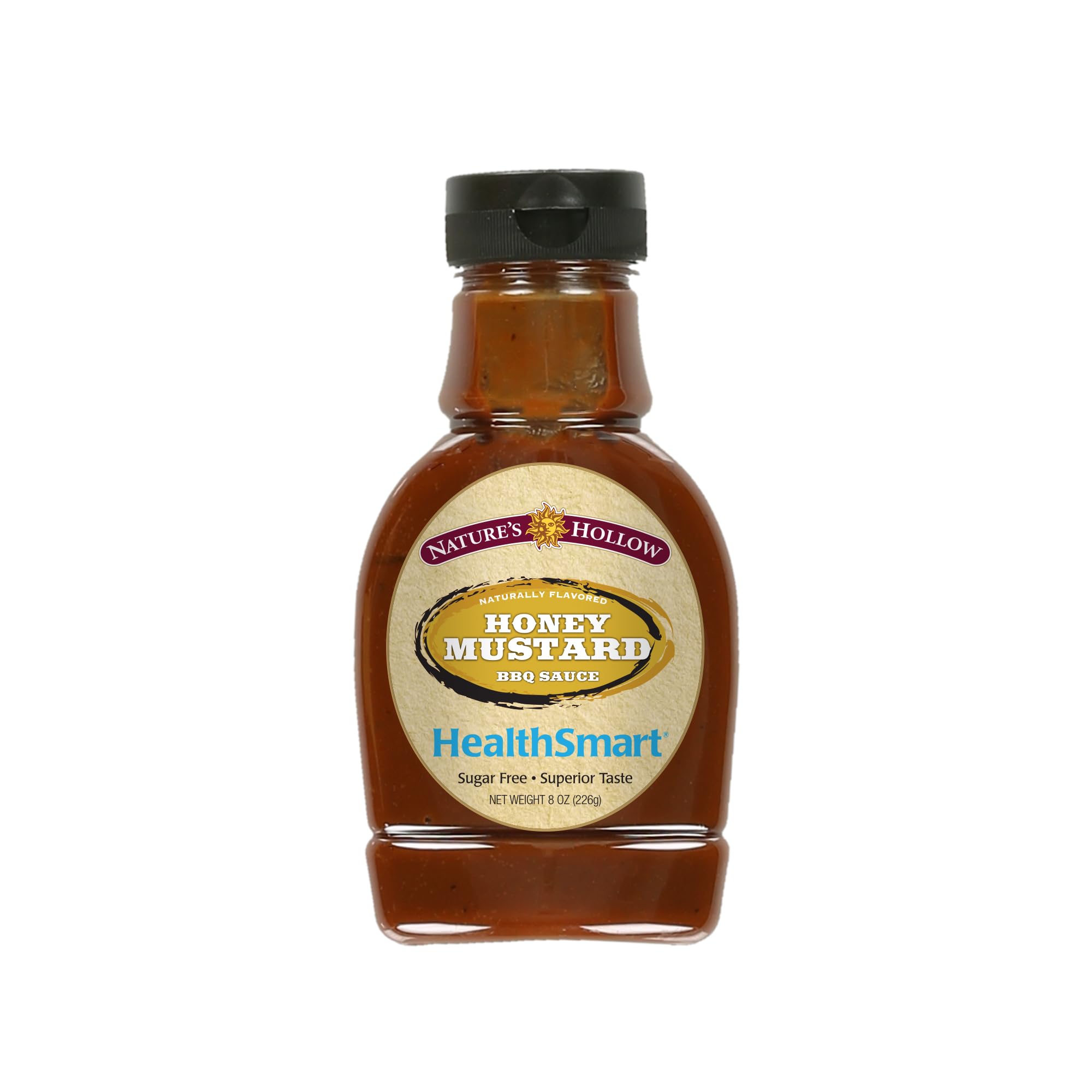 Nature's Hollow HEALTHSMART Honey Mustard BBQ Sauce - Low Calorie, Low Carb, Gluten Free, Keto, and Sugar Free BBQ Sauce, Barbecue Sauce Enhances