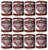 BANDIFoods Imported Sweetened Condensed Milk, 13.6 Ounce (Pack of 12), Easy Opener, Authentic Delicious Taste for Baking, Tea and Coffee (12 Pack, Cacao)