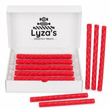 Old Fashioned Candy Sticks - Pack of 10 - Cherry - Individually Wrapped 5 in. Sticks - One 10 Count Box