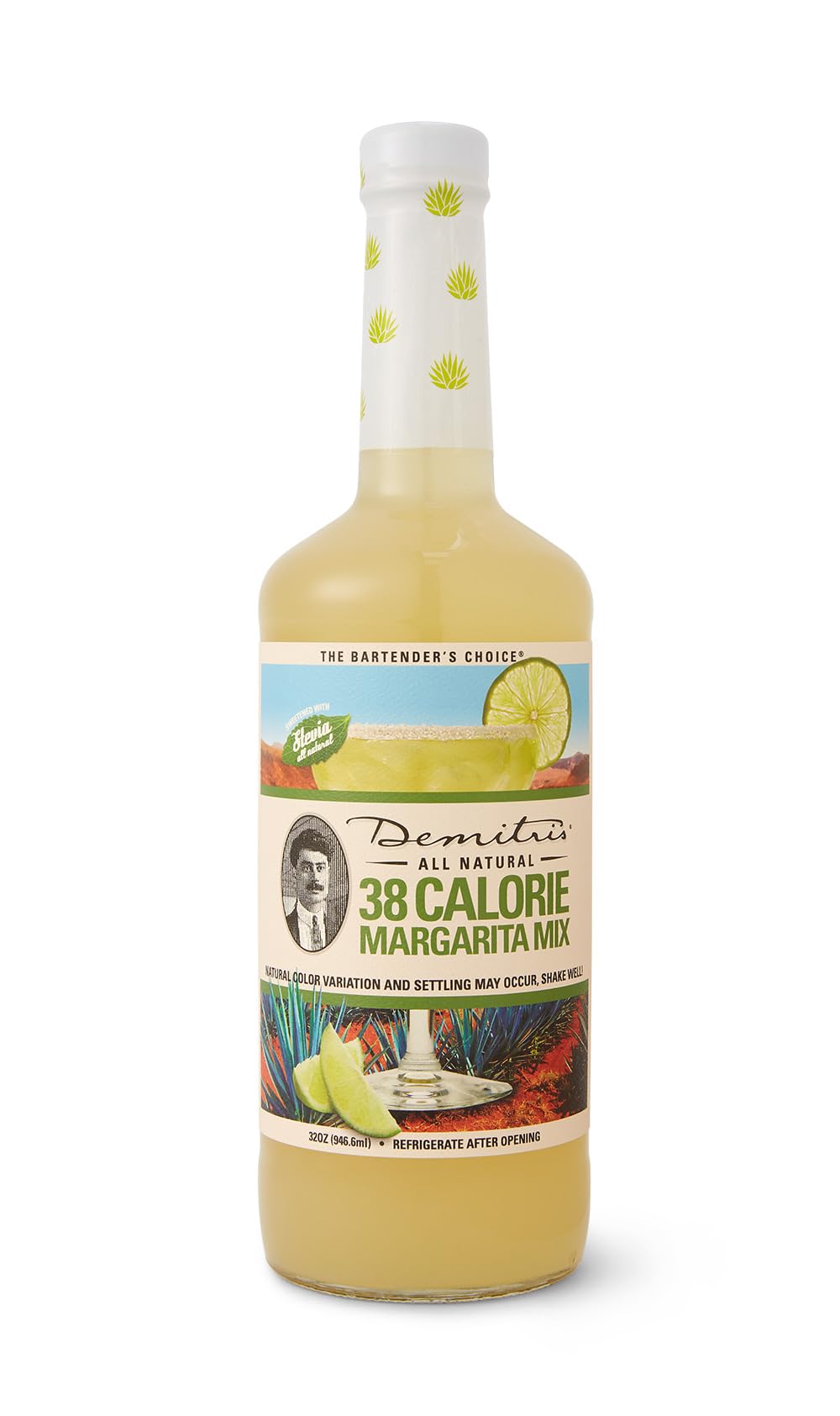 Demitri's Margarita Mix - Concentrated Drink Mixer - No Preservatives, Gluten, Or High Fructose Corn Syrup - Perfect for Home Brunch Parties