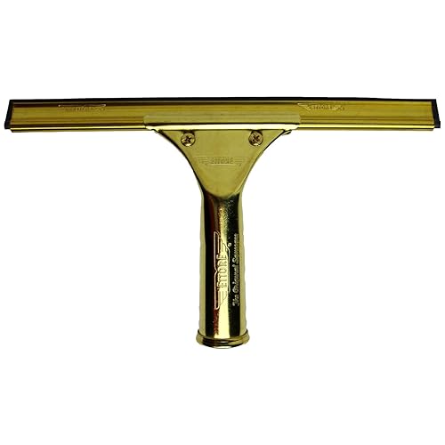 Ettore ProSeries Brass Squeegee, 10-Inch