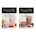 PROTIFIT - High Protein Lemon Raspberry & Mocha Pudding & Shake Mix 2 Pack, 15g Protein, Low Calorie, Low Fat, Low Carb, Aspartame Free, Idea Protein