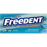 Wrigley's Freedent Spearmint Chewing Gum, 15 Piece, 8 Pack, Non-Stick to Dental Work