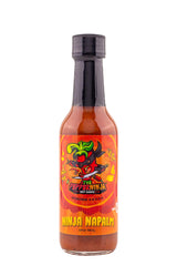 Ninja Napalm By The Pepper Ninja Hot Sauce, Mild Hot Sauce With Flavors Of Scorpion Peppers, Onion & Lime Juice, Made With All Natural Ingredients, 5