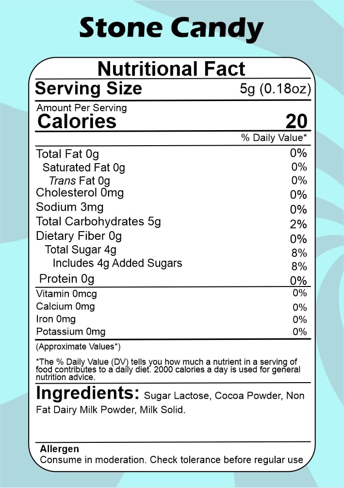 SMIBZE Natural Stone Candy 100 GM (Pack of 1) SMIBZE