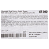 Otis Spunkmeyer Value Zone Chocolate Chip Frozen Cookie Dough - Ready to Bake, 1 Oz Pre-portioned Pieces, 320 Count Bulk Case